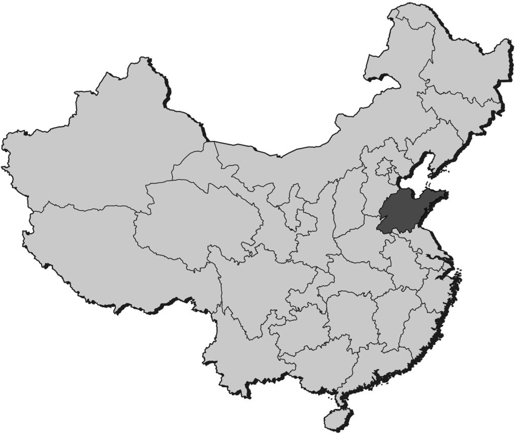 Shandong 山东 East of the Mountains