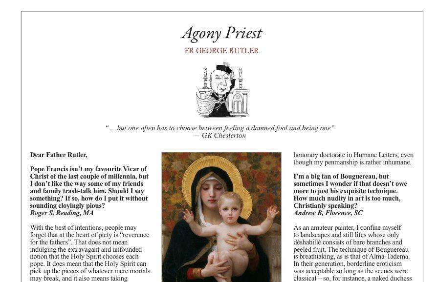 We regularly publish some of the best Catholic writers in the United States.