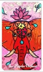 62- L Eléphant Paprika «I am rising up» The Sacred, the Divine, elevated levels