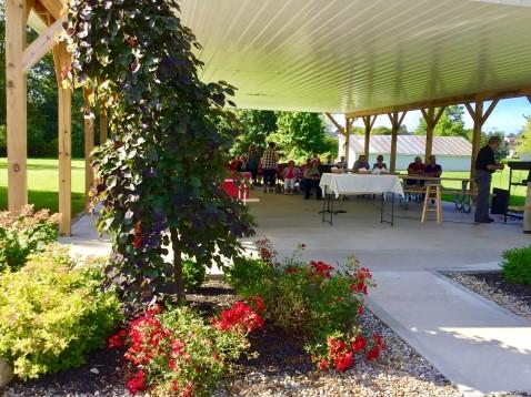 Pate. Our beautiful pavilion is available for parties and family gatherings. For information, rental fees, etc.