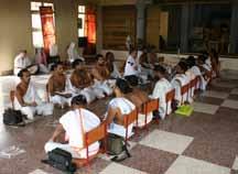 The programme, organized by the Ashram Veda Patasala acharya, Sri Senthil Natha