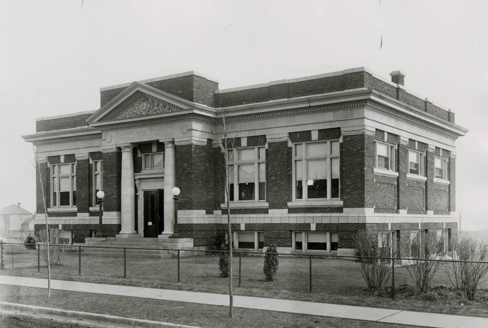 1: Public Library opened August 14: First