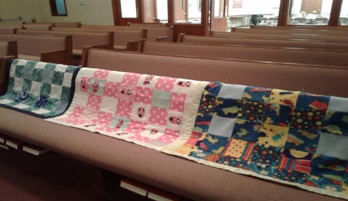 They manage to get everyone out of the home to safety. Janice always made quilts for each of her children in her care. Our Heavenly Father laid on Dottie Scott s heart to replace the quilts.
