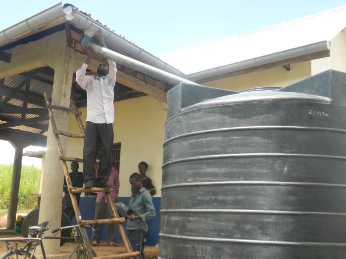 Yet the Lord has provided the resources such that the main orphanage building is complete, rain water collection tanks installed and the kitchen/toilet outbuildings well advanced.