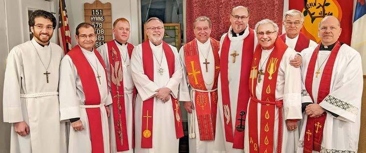 CELEBRATIONS INSTALLATIONS The Rev. Thomas Sabel was installed as pastor of Living Water Lutheran Church, Wolf Lake, on Wednesday, Jan. 9.