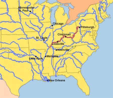 River Trade Cities in Expanding America
