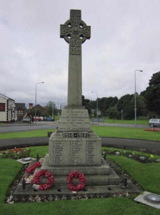 S. A. Melling is remembered on the Aspull War Memorial located at Aspull Fingerpost Garden, junction of Bolton & Wigan Roads,