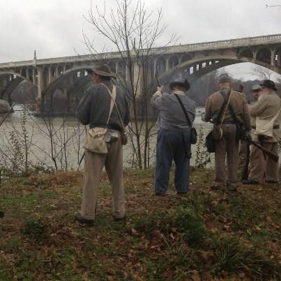 273 hosted a public reenactment of the Federal firing on Columbia that took place in February, 1865.