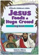 Retelling of the Jesus Feeds the Five Thousand, with comprehension questions and (to also aid with literacy skills) glossary.