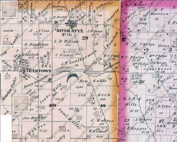 1897 The 1897 American Atlas Company Atlas of Medina County shows the same property