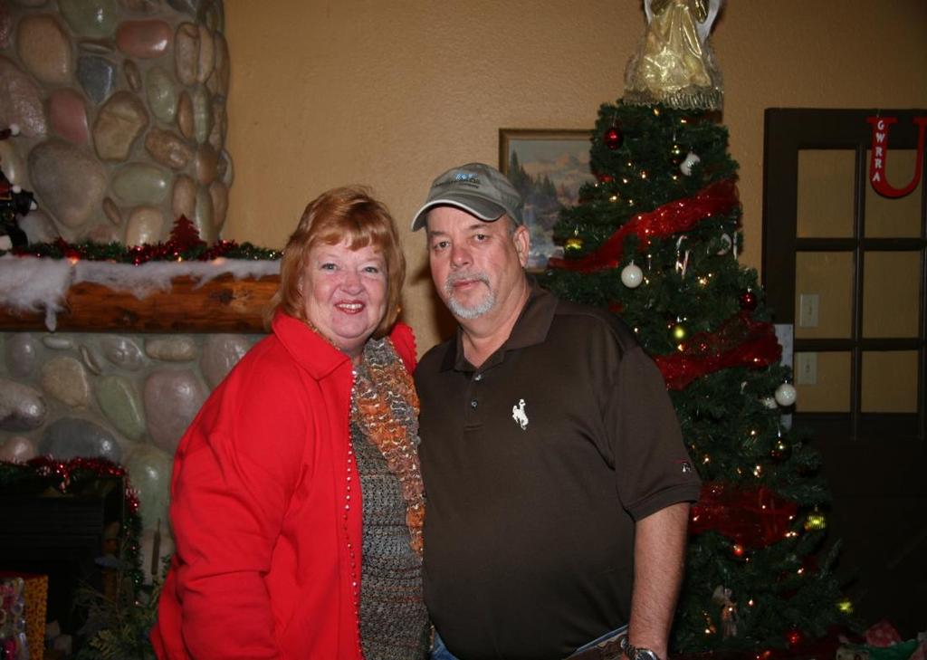 Clint and Michele Carlton One of the novelties of our Christmas party program was honoring the 2016 Chapter "U" Couple of