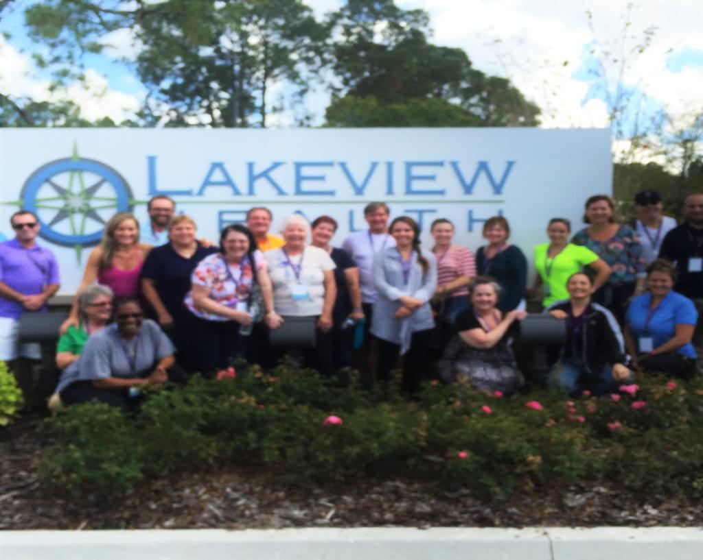 Page 4 Lakeview Health of Jacksonville, Florida It was rich with collaborations with our colleagues and specialists in the field of Recovery.