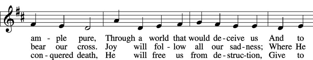 HYMN OF THE DAY Let Us Ever Walk With Jesus (LSB # 685 vv. 1-3) MISSIONAL MOMENT 1978 Lutheran Book of Worship.