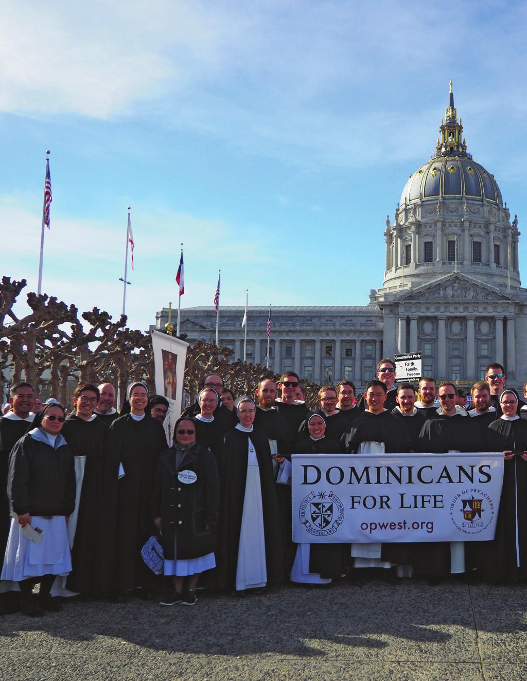Dominicans Walk for Life Thank you for helping us stand up for the vulnerable and unborn Dominican friars and sisters joined nearly 70,000 in the annual Walk for Life West Coast.