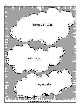 PAGE 16 BIBLICAL CHOICES FOR A NEW GENERATION SESSION 4 SCRIPTURE TEXT Genesis 1:1-8 MEMORY VERSE HEBREWS 11:3 The universe was formed at God s command. SPECIFIC OBJECTIVES Make clouds. Sing songs.