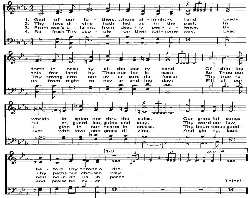 Hymn: 329 Break Thou The Bread Of Life Holy Communion All who proclaim Jesus as Lord and Savior are invited to participate in this the Lord