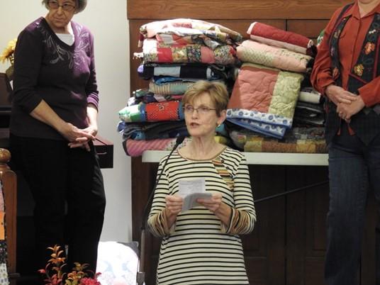 We want to express our deepest appreciation to the women of the Stitch and Chatter group at Panora Christian Church for their generous gift of quilts, dolls, pillow cases and