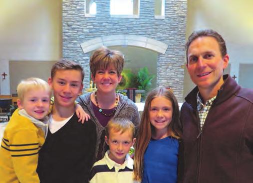 Parishioner Spotlight: The Silgen Family by Mary Jubenville, Business Manager at and Jen Silgen and their family are active P parishioners at St.