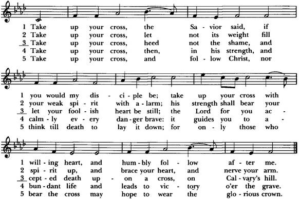 CLOSING TAKE UP YOUR CROSS BOURBON VOLUNTARY TOCCATA IN SEVEN JOHN RUTTER AS ALWAYS, SINGERS ARE NEEDED FOR CATHEDRAL CHOIR, CANTOR CORPS, AND SCHOLAE.