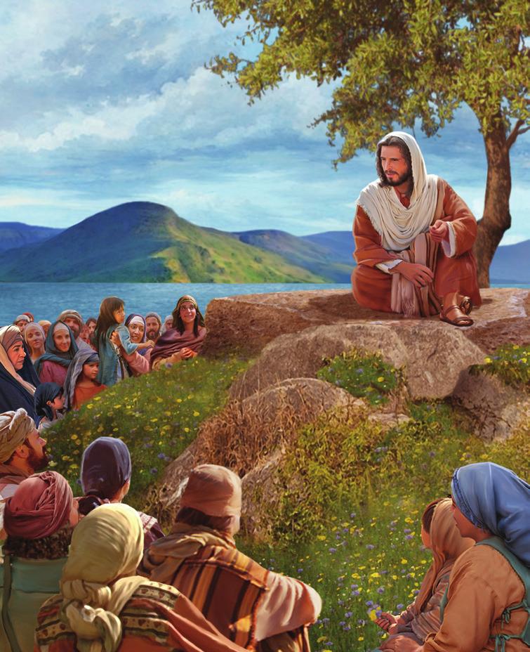 UNIT 3, SESSION 1 Jesus Taught About Prayer MATTHEW 5:1-2; 6:5-13 Great crowds of people were following Jesus as He traveled. When Jesus saw the people, He went up the mountain and sat down.