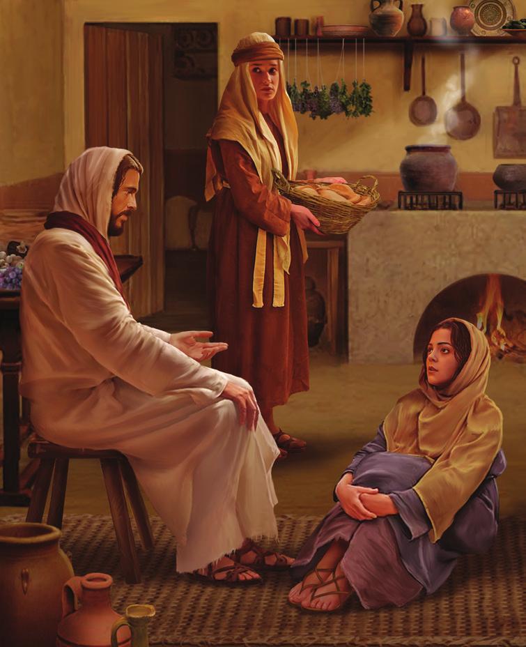 UNIT 1, SESSION 3 Mary and Martha LUKE 10:38-42 Jesus was traveling and entered a village where some of his friends lived. Martha welcomed Jesus into her home. Martha had a sister named Mary.