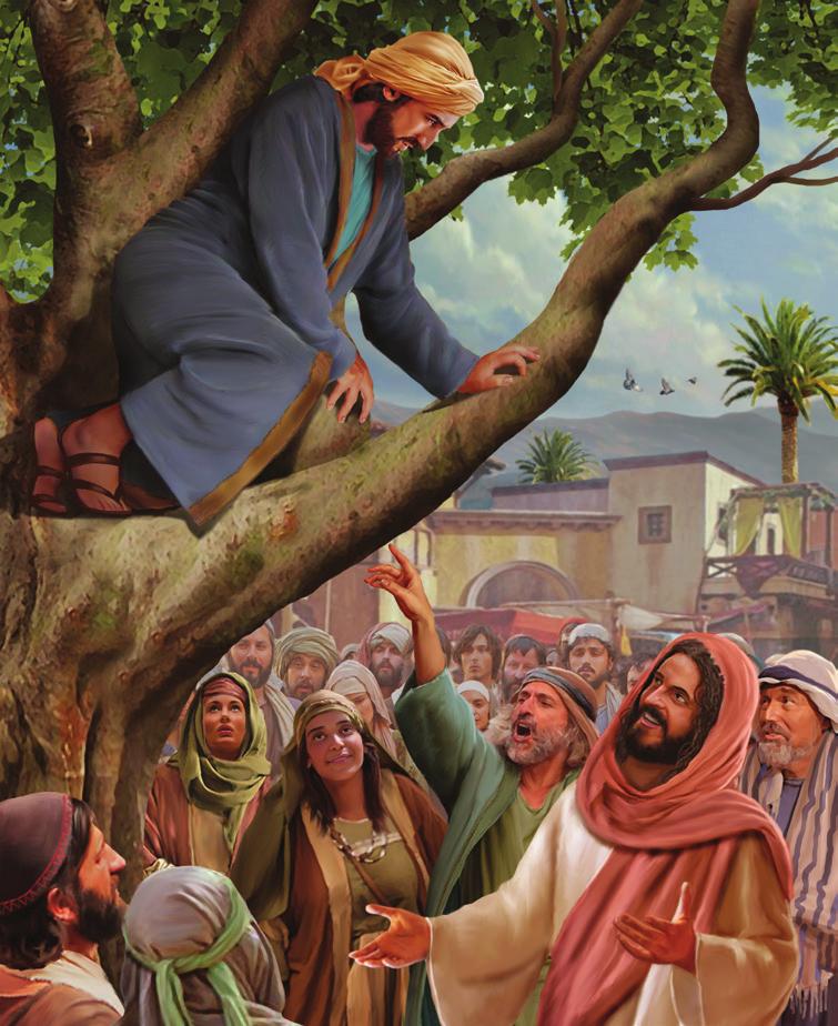 UNIT 1, SESSION 4 Jesus and Zacchaeus LUKE 19:1-10 Jesus was passing through Jericho. A tax collector named Zacchaeus wanted to see Jesus. Zacchaeus could not see over the crowd because he was short.