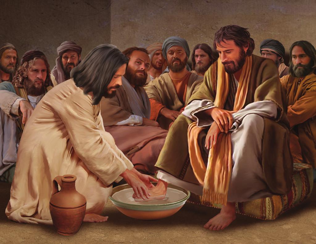 UNIT 2, SESSION 1 Jesus Washed the Disciples Feet JOHN 13:1-7,14-15 Jesus knew that the time had come for Him to go to God. He and His disciples were at supper.