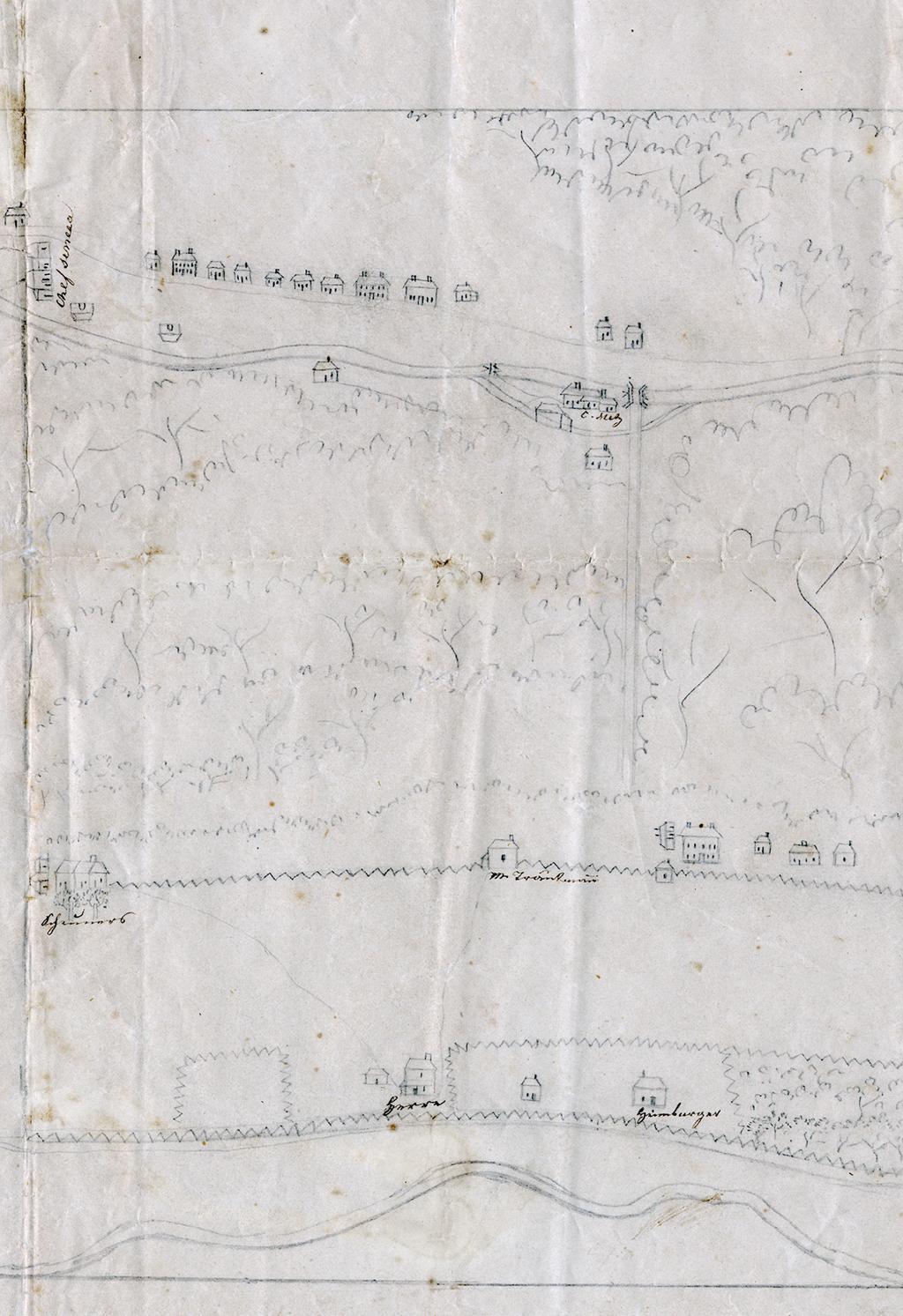 et al.: Hamilton College Library "Home Notes" This detail from Wilhelm Noé s 1844 map (no.