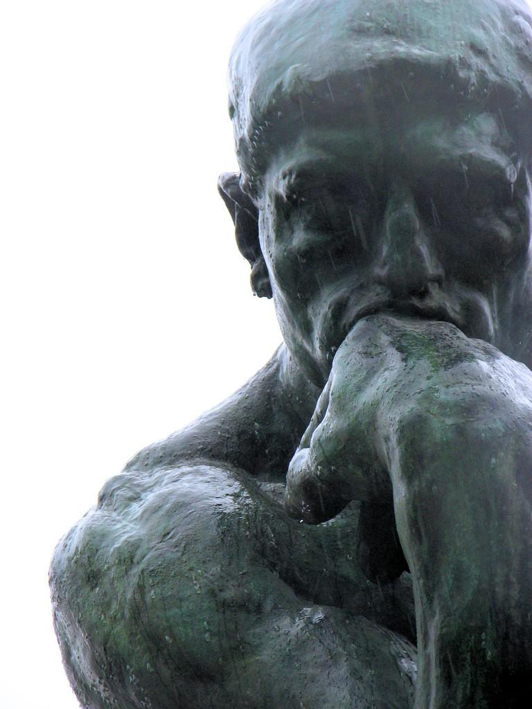or `what exactly is the difference between simple and complicated things?. The Thinker by Rodin Mr.