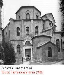 Early Prototypes (St Vitale Ravenna) Byzantine architecture has its early prototypes in two churches, San Vitale (526-47), Ravenna