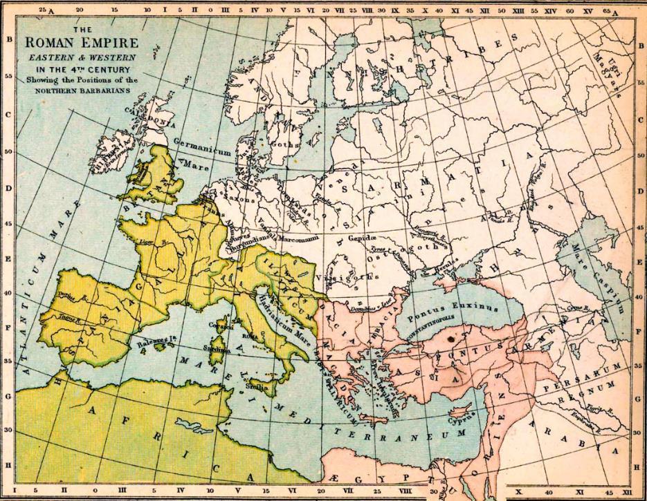 Byzantine Empire was the continuation of the Roman Empire in the Greek-speaking, eastern part of the Mediterranean.