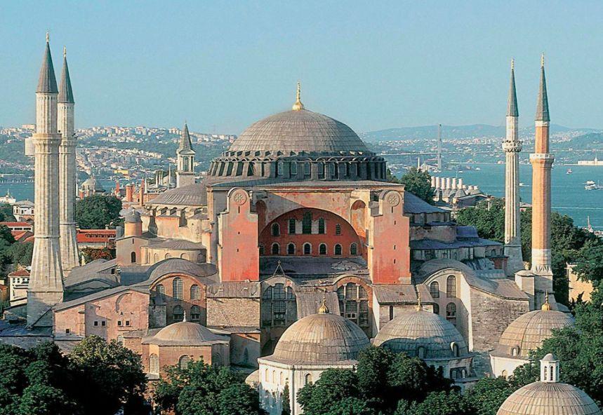 Hagia Sophia In 532, riots and a fire destroying many buildings