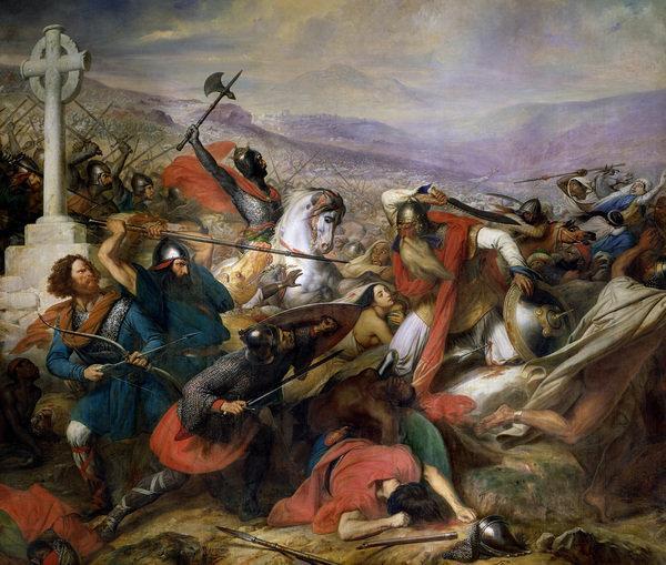 Muslims in Europe When a Muslim army crossed into France, Charles Martel rallied Frankish warriors At the Battle of Tours in 732, Christian warriors