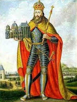 Charlemagne The grandson of Charles Martel Became king of the Franks in 768 He built an empire reaching