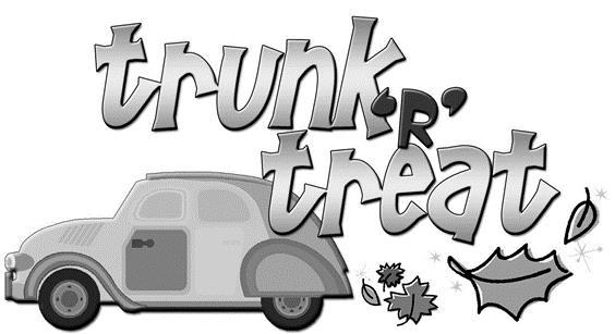 TRUNK OR TREAT There are going to be a ton of kids out on October 31 st going house to house on McCormick collecting candy. What a wonderful opportunity to give the gospel truth out as well.