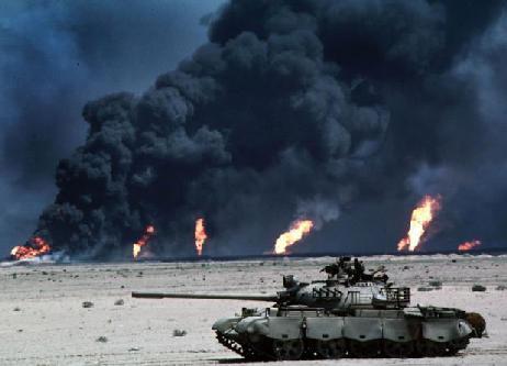 and the air were darkened by reason of the smoke of the pit. Interpretation On January 17, 1991, the Persian Gulf War began.