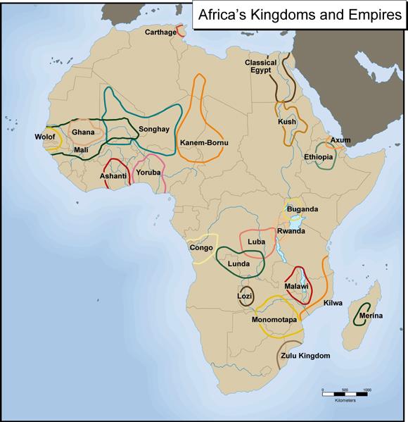 Kingdoms of West and Eastern Africa (500 AD- 1400 AD) - Geography of NW & NE W.