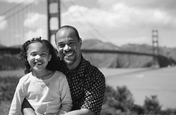 87. Play detective again by looking at the picture above. In which U.S. city is this father and daughter vacationing? A. Hollywood, CA B. San Francisco, CA C. San Diego, CA D. San Jose, CA 88.