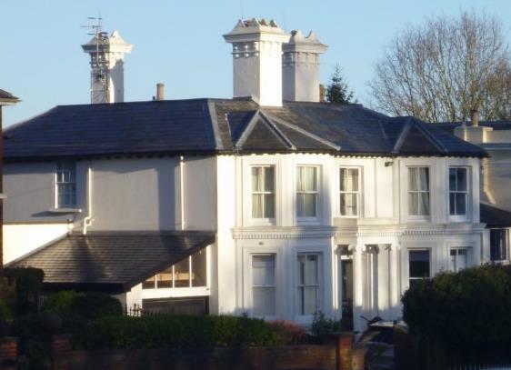Shown above is a photograph of the Betts home as 5 Gates House, a name which appears on the gated entrance.