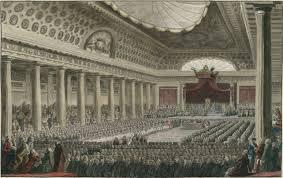 Meeting of the *Estates General (May 5, 1789) goal: call meeting to