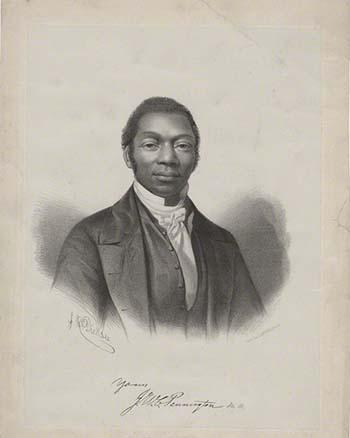 Black Presbyterian Founders Other key antebellum black Presbyterian leaders When Pennington pastored in Hartford, he wrote the first history of African Americans published in America (1841).