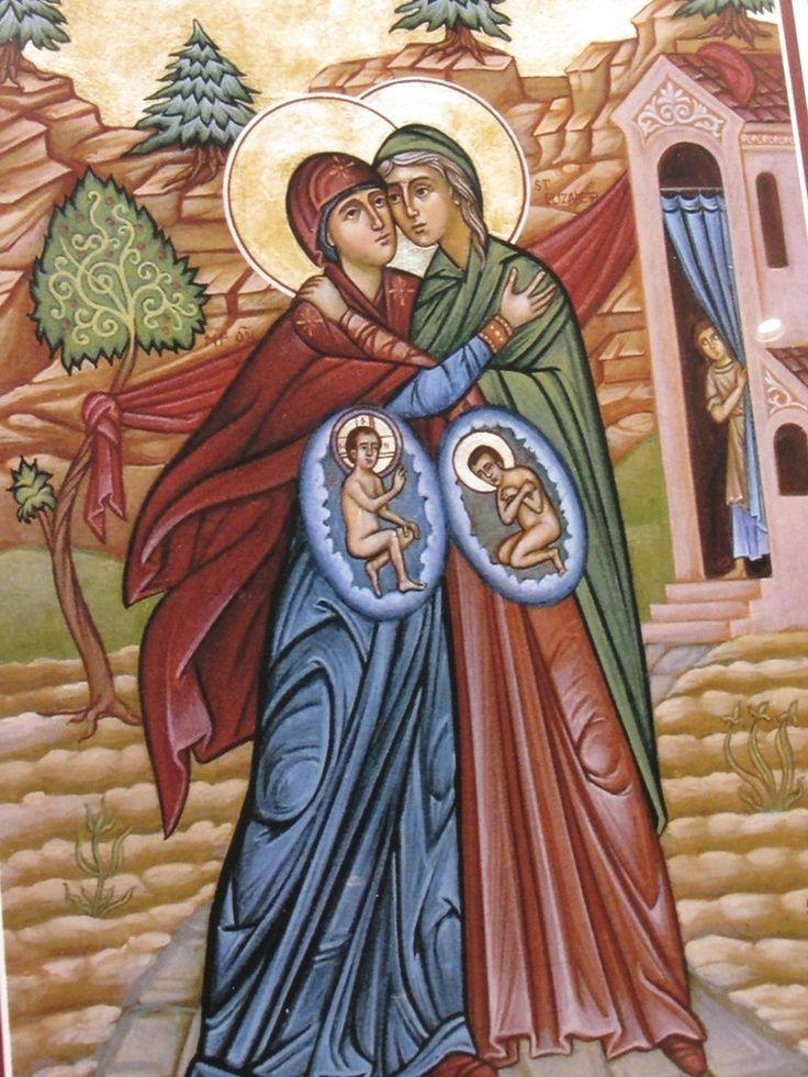 Chapter 5: Visit of the Most-Holy Virgin Mary to Righteous Elizabeth Biblical event (Luke 1) Both women expecting John leaps in womb of Elizabeth Blessed art thou
