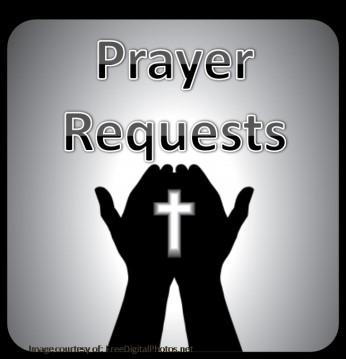 Prayer Requests Solveig Shepherd, Shirley Evers, Germaine Morgan, Verna Bagby, Pam Wasmund, Harry Michael,
