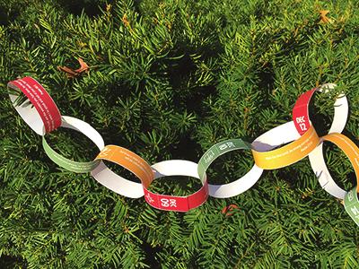 Advent Calendar Paper Chain Advent is a time of waiting and preparation for the celebration of Christ's birth.