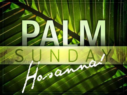 April 14, 2019 10:30 AM Palm Sunday Welcome Guests! Thank you for choosing to worship with us today.