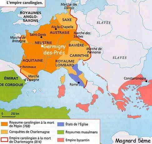 Holy Roman Empire in 800 AD he became
