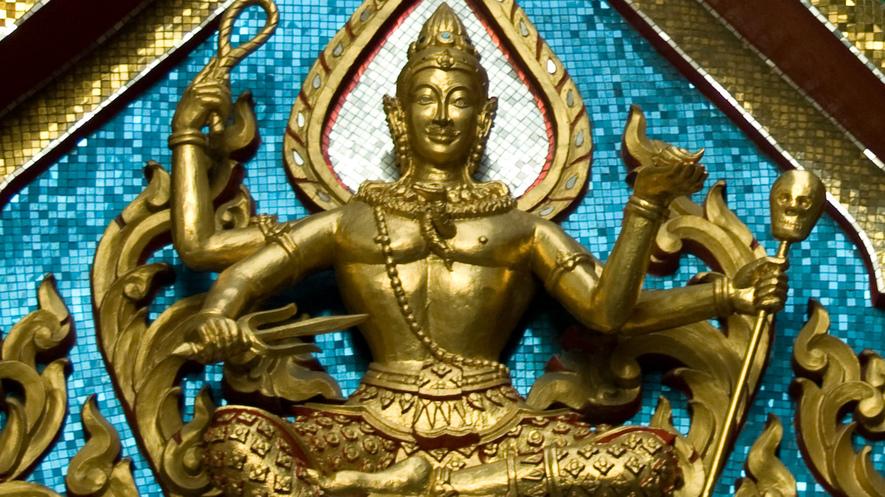 Brahma: The Hindu God who Created the World By Mark Cartwright, Ancient History Encyclopedia on 09.06.17 Word Count 980 Level MAX Brahma statue in Thailand. Image from Flickr.