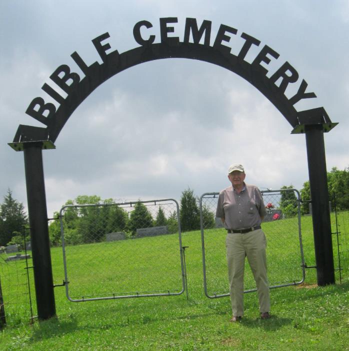 The oldest son, Christian, moved to Greene County, Tennessee about 1790. He is buried in the Bible Family Cemetery at Gum Spring, near Warrensburg, (Greene County) Tennessee.