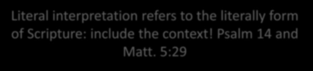 biography), context! Psalm etc. 14 and Infallibility Matt.