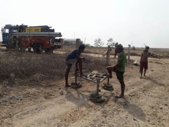 borewell to get drinking water for themselves and their